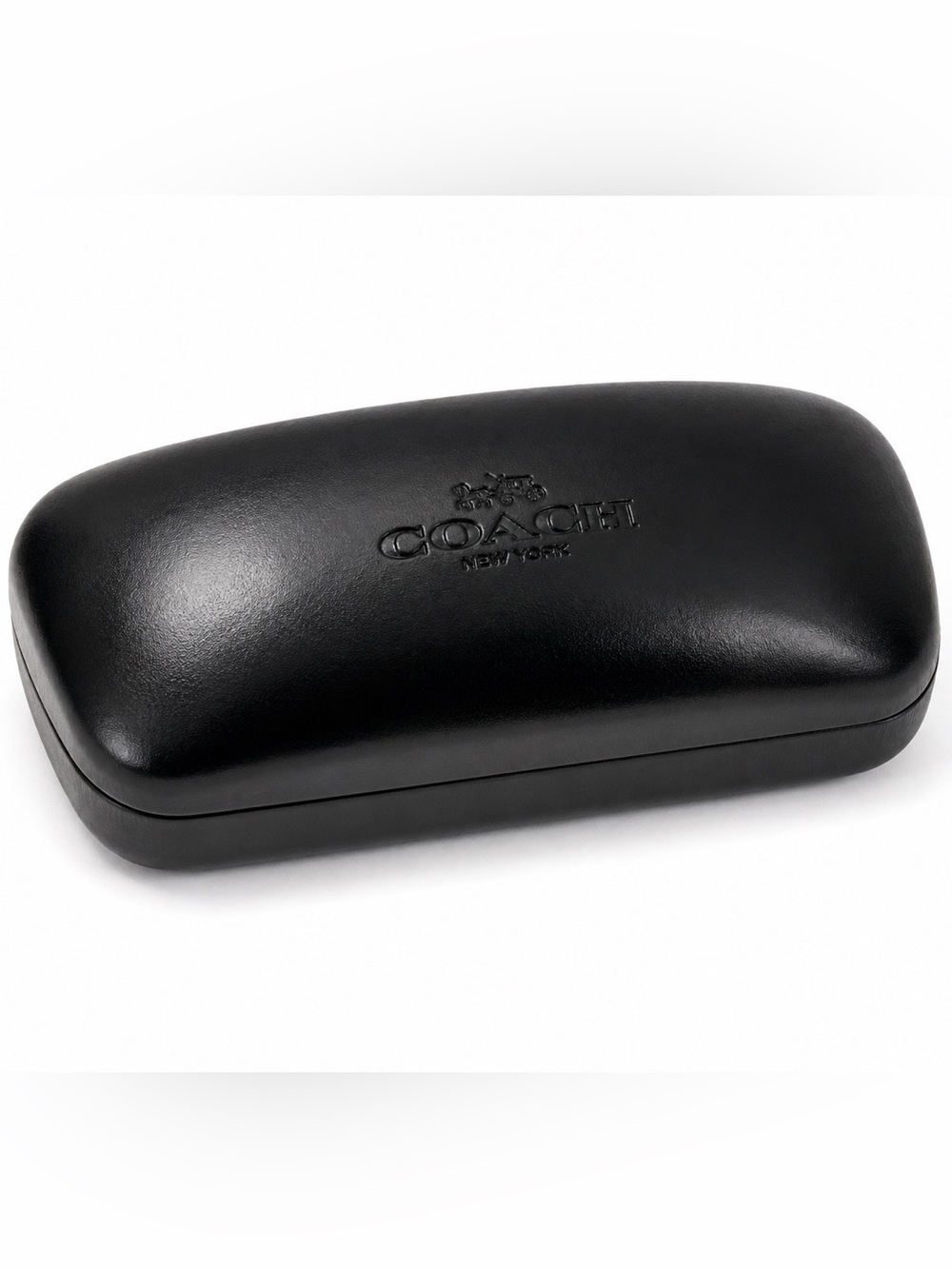 Coach New York Black Hard Shell Clamshell Eyeglass Sunglass Case